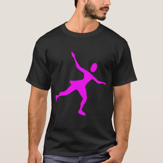 Ice Skating - Magenta T-shirt (Framsida)