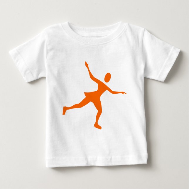 Ice Skating - Orange T-shirt (Framsida)
