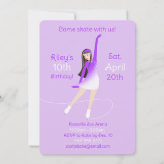 Ice Skating Party Invitation Inbjudningar