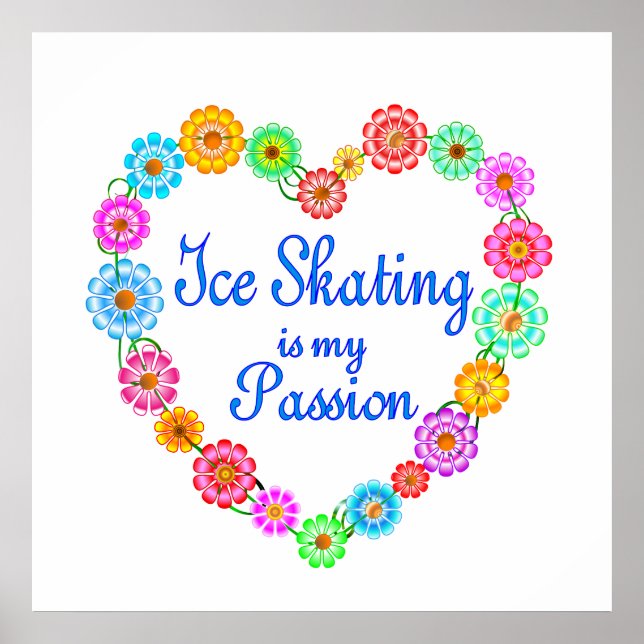 Ice Skating Passion Poster (Framsidan)