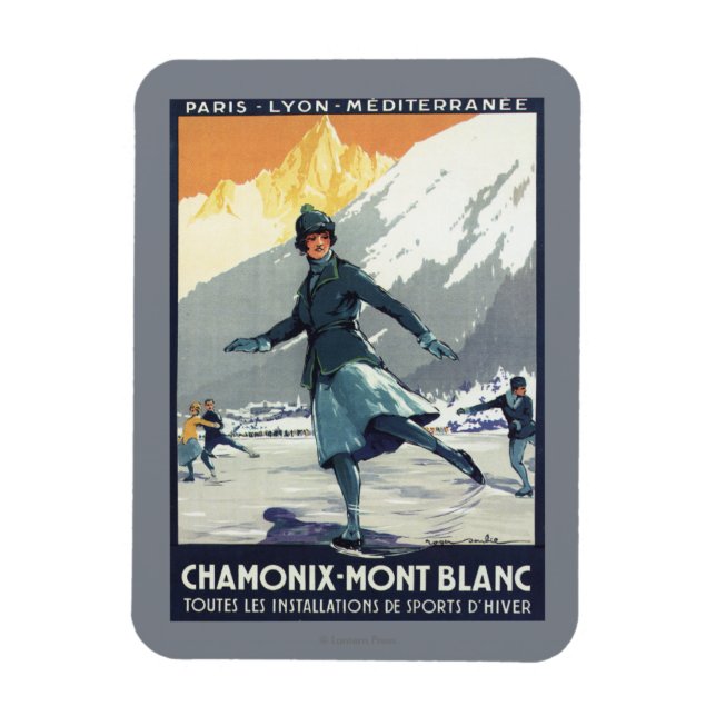 Ice Skating - PLM Olympic Promo Poster Magnet (Vertikal)