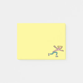 Ice Skating Post-it Block