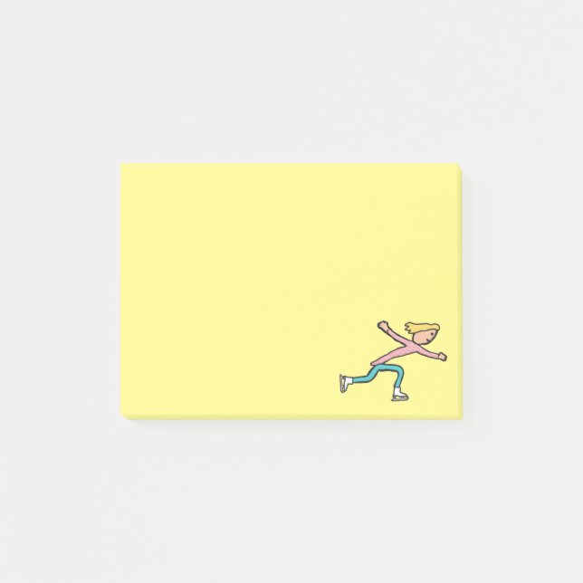 Ice Skating Post-it Block (Framsida)