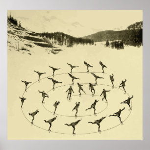 Ice Skating Poster