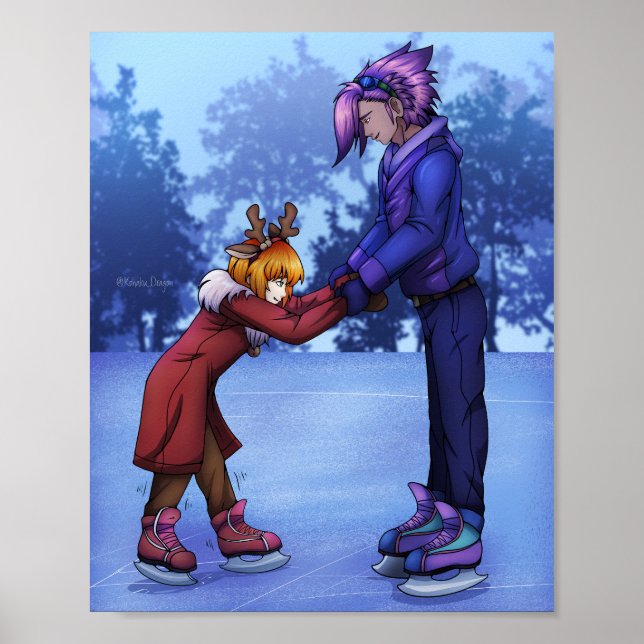 Ice Skating Practice Poster (Framsidan)