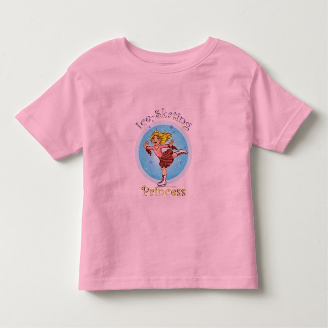Ice-Skating Princess t-shirt (Framsida)