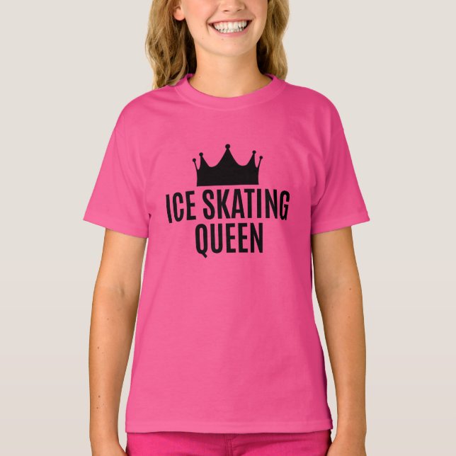 Ice Skating Queen - Ice Skating T Shirt (Framsida)