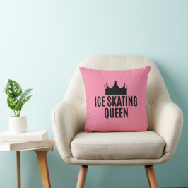 Ice Skating Queen - Ice Skating T-Shirt Kudde