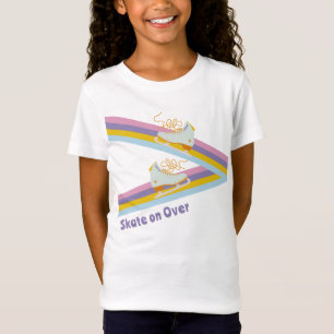 Ice Skating Retro Birthday Photo T Shirt
