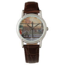 Ice Skating Rink in Winter (av Konstantin Somov)