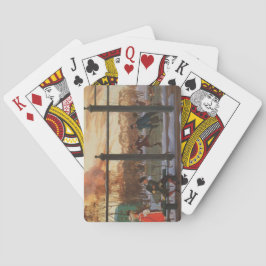 Ice Skating Rink in Winter (av Konstantin Somov) Casinokort