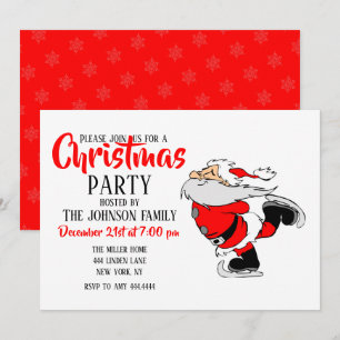 Ice Skating Santa Inbjudningar