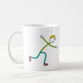 Ice Skating Stickman Kaffemugg