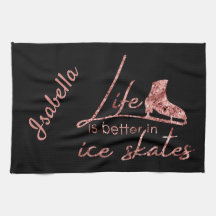 Ice Skating Tower-bladrosegold skal bättre liv