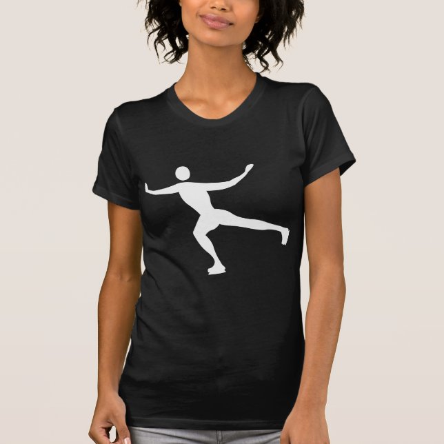 Ice Skating - White T-shirt (Framsida)