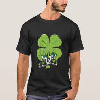 Ice Sking Hockey St patricks day Kärlek Goalie T Shirt