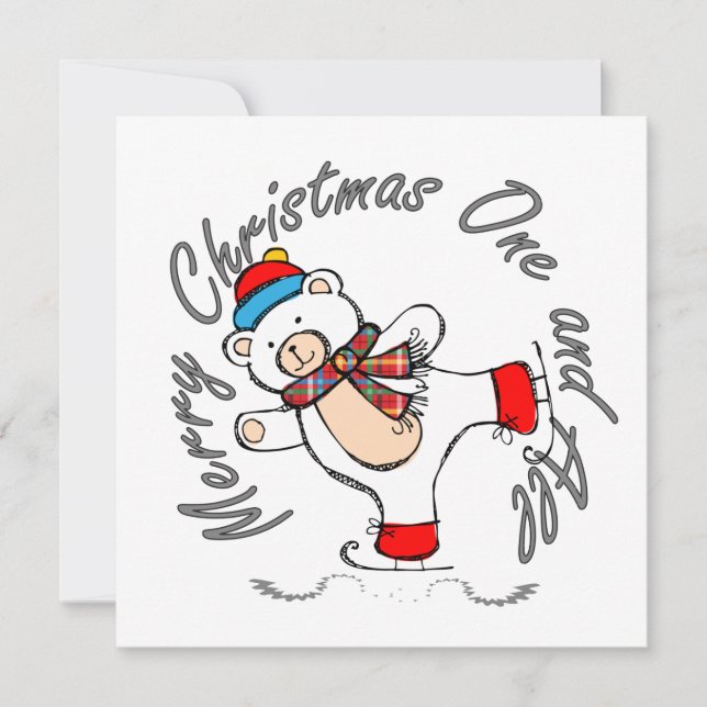 Ice Sking Polar Bear jul (Framsida)