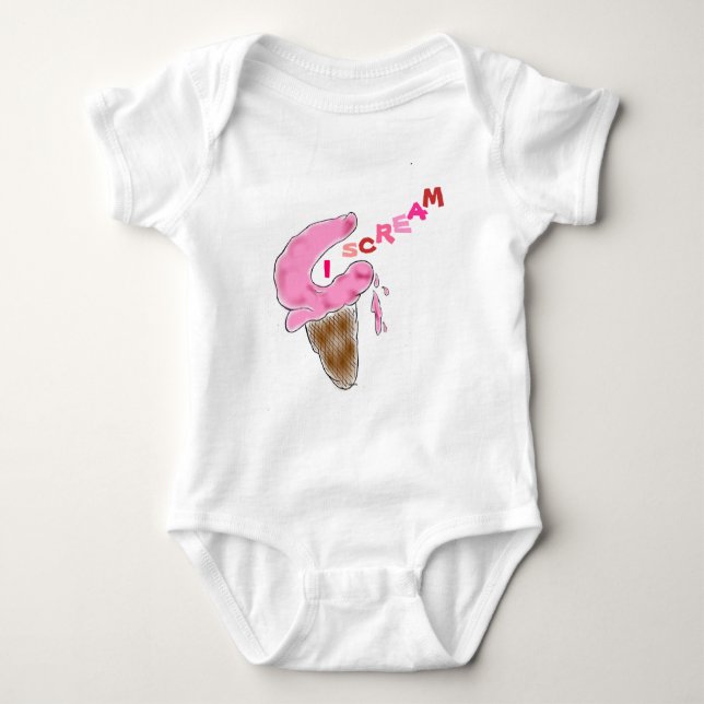 Ice Skräm Cone Shirt T-shirt (Framsida)