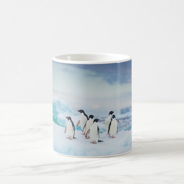 Ice & Snö | Adelie Penguins Antarctica Kaffemugg (Center)