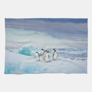 Ice & Snö Adelie Penguins Antarctica Kökshandduk