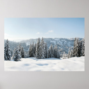 Ice & Snö Allgäu Bavaria Tyskland Poster