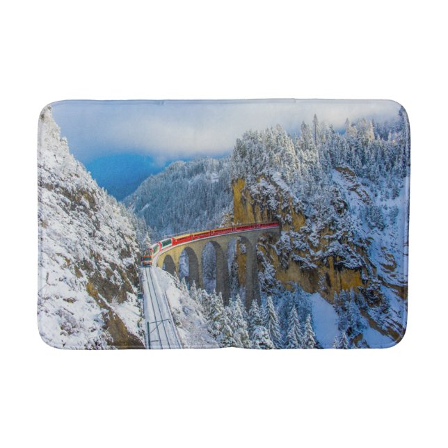 Ice & Snö | Bernina Express, Schweiz Badrumsmatta (Framsidan)