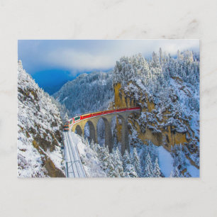 Ice & Snö Bernina Express, Schweiz Vykort