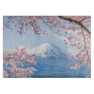 Ice & Snö Cherry Blommars Mt. Fuji Japan