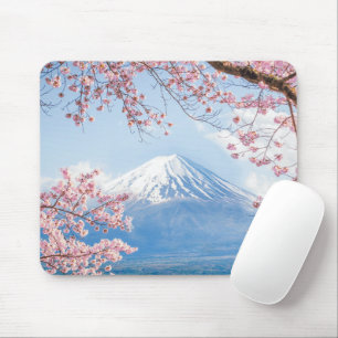 Ice & Snö Cherry Blommars Mt. Fuji Japan Musmatta