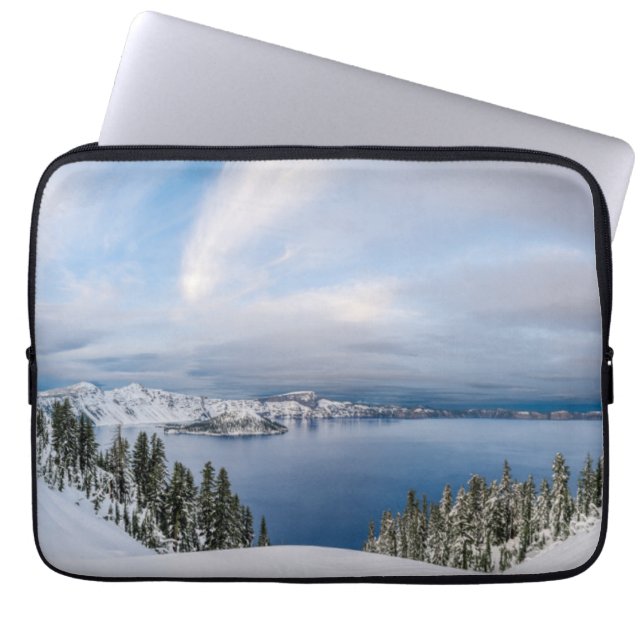 Ice & Snö | Crater Sjö Oregon Laptop Fodral (Framsidan)