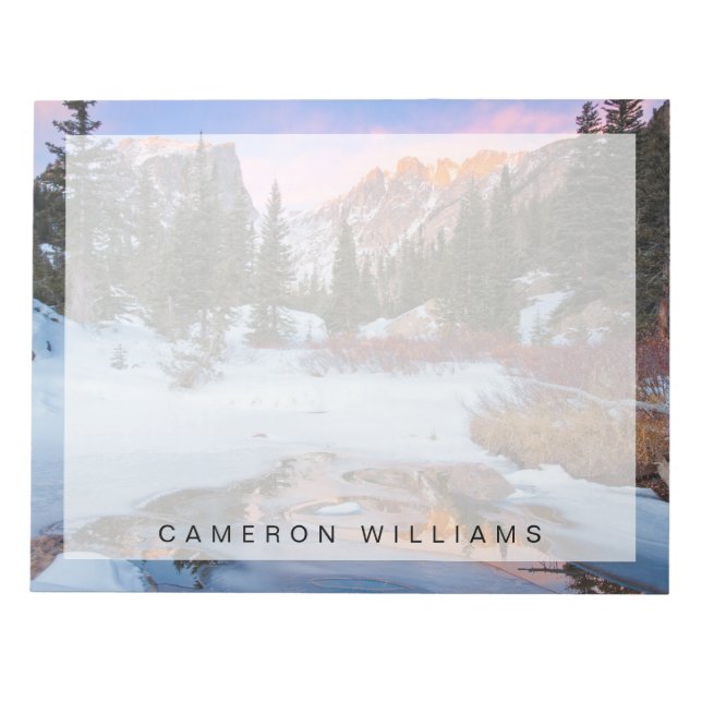 Ice & Snö | Estes Park, Colorado Anteckningsblock (Framsida)