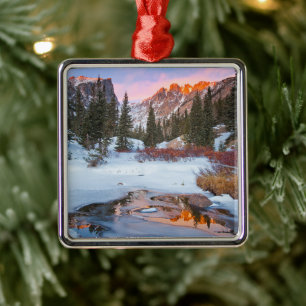 Ice & Snö Estes Park, Colorado Julgransprydnad Metall