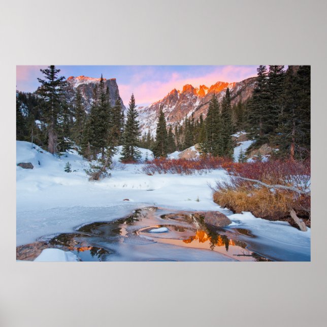 Ice & Snö | Estes Park, Colorado Poster (Framsidan)