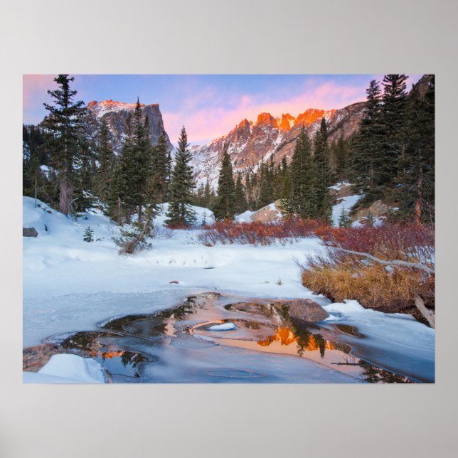 Ice & Snö | Estes Park, Colorado Poster (Framsidan)