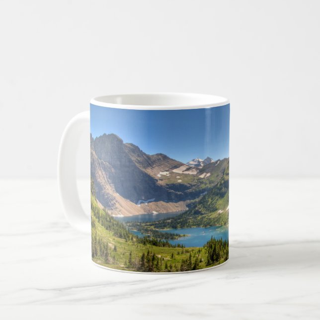 Ice & Snö | Glacier National Park Montana Kaffemugg (Framsida vänster)
