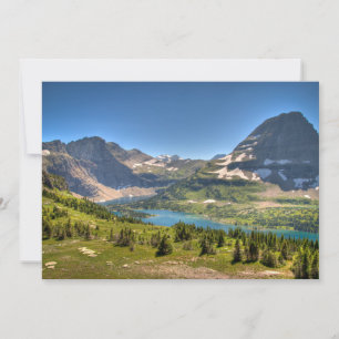 Ice & Snö Glacier National Park Montana Tack Kort