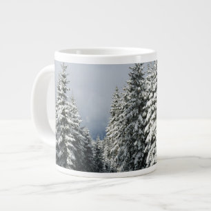 Ice & Snö Gräs Woodland, Österrike Jumbo Mugg