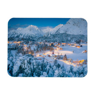 Ice & Snö   Graubunden, Engadin, Schweiz Magnet