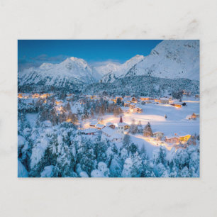 Ice & Snö Graubunden, Engadin, Schweiz Vykort