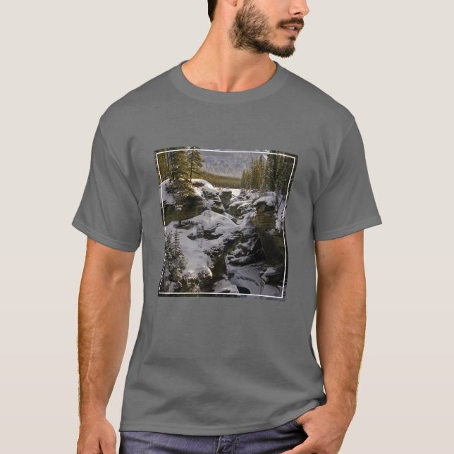 Ice & Snö | Jasper National Park Alberta, Kanada T Shirt (Framsida)