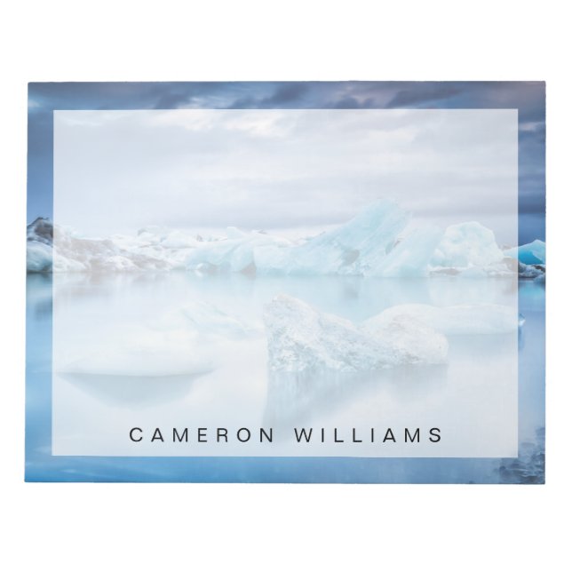 Ice & Snö | Jokulsarlon Lagoon, Island Anteckningsblock (Framsida)