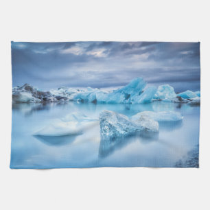Ice & Snö   Jokulsarlon Lagoon, Island Kökshandduk