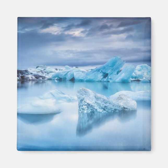 Ice & Snö | Jokulsarlon Lagoon, Island Magnet (Framsidan)