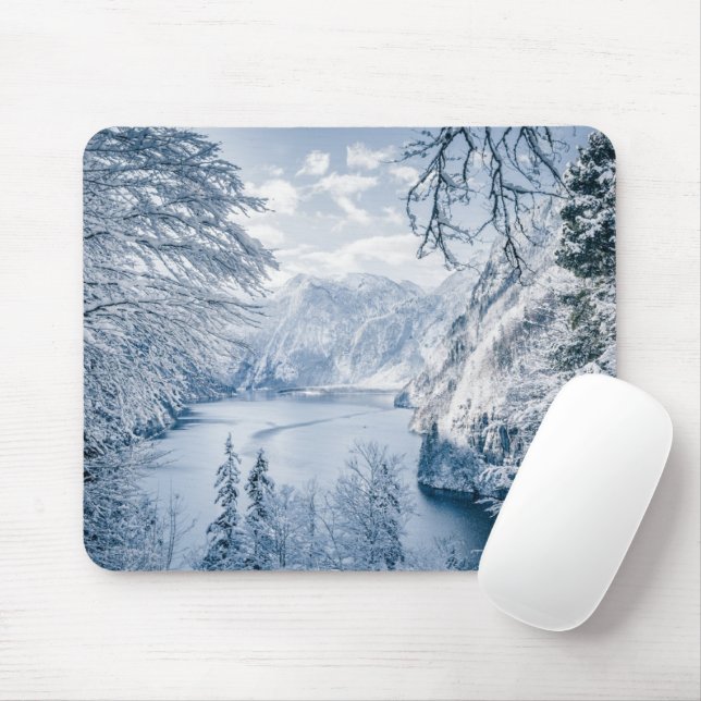 Ice & Snö | Königssee Sjö, Tyskland Musmatta (Med mus)