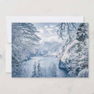 Ice & Snö   Königssee Sjö, Tyskland Tack Kort