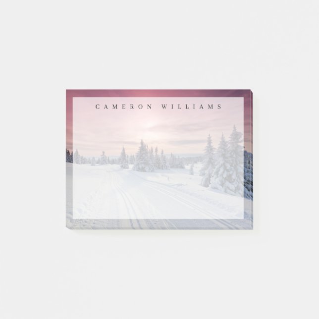 Ice & Snö | Lillehammer, Norge Post-it Block (Framsida)