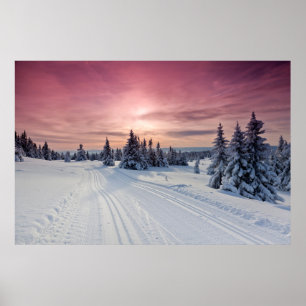 Ice & Snö Lillehammer, Norge Poster