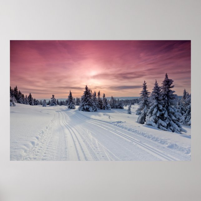 Ice & Snö | Lillehammer, Norge Poster (Framsidan)