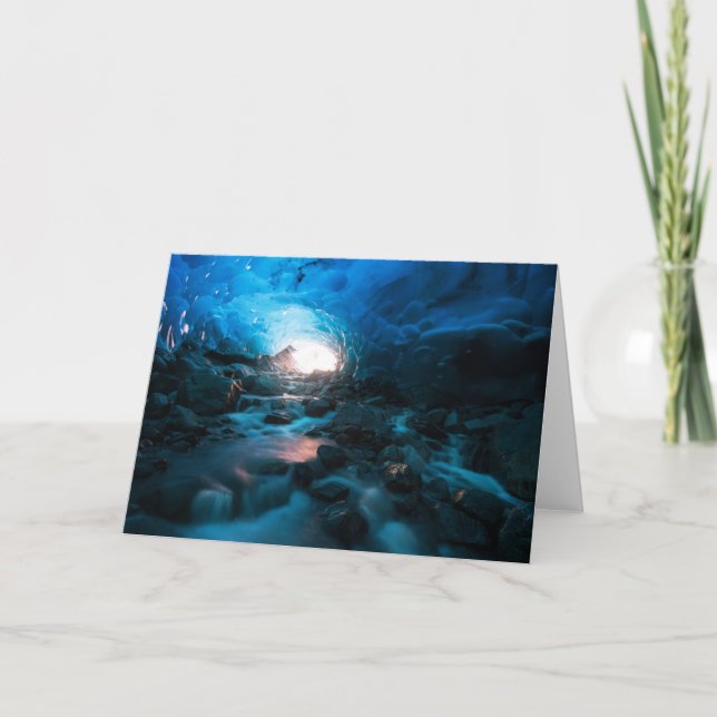 Ice & Snö | Mendenhall Glacier, Juneau, Alaska Kort (Framsida)