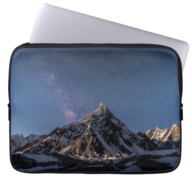 Ice & Snö | Milky Way Baltoro Glacier, Pakistan Laptop Fodral (Framsidan)